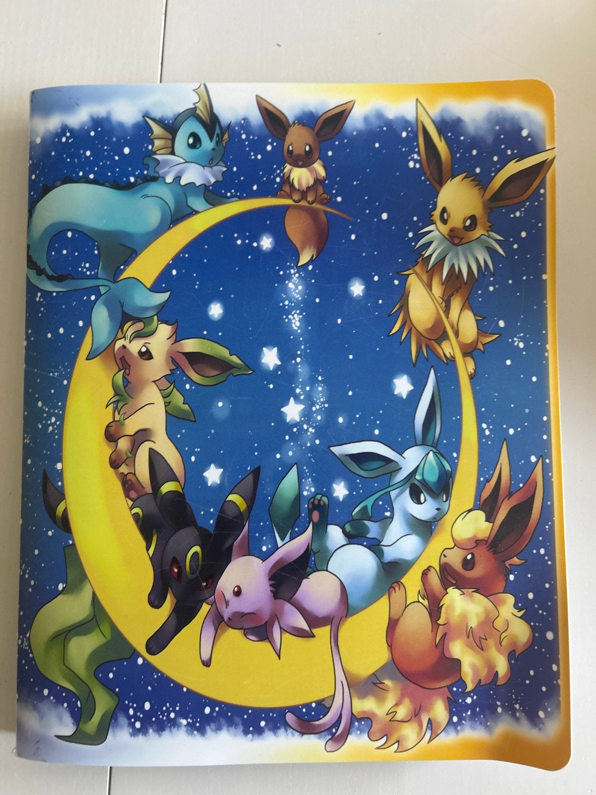 Hele map vol met pokemon kaarten inclusief map, Ophalen, Gebruikt, Meerdere kaarten