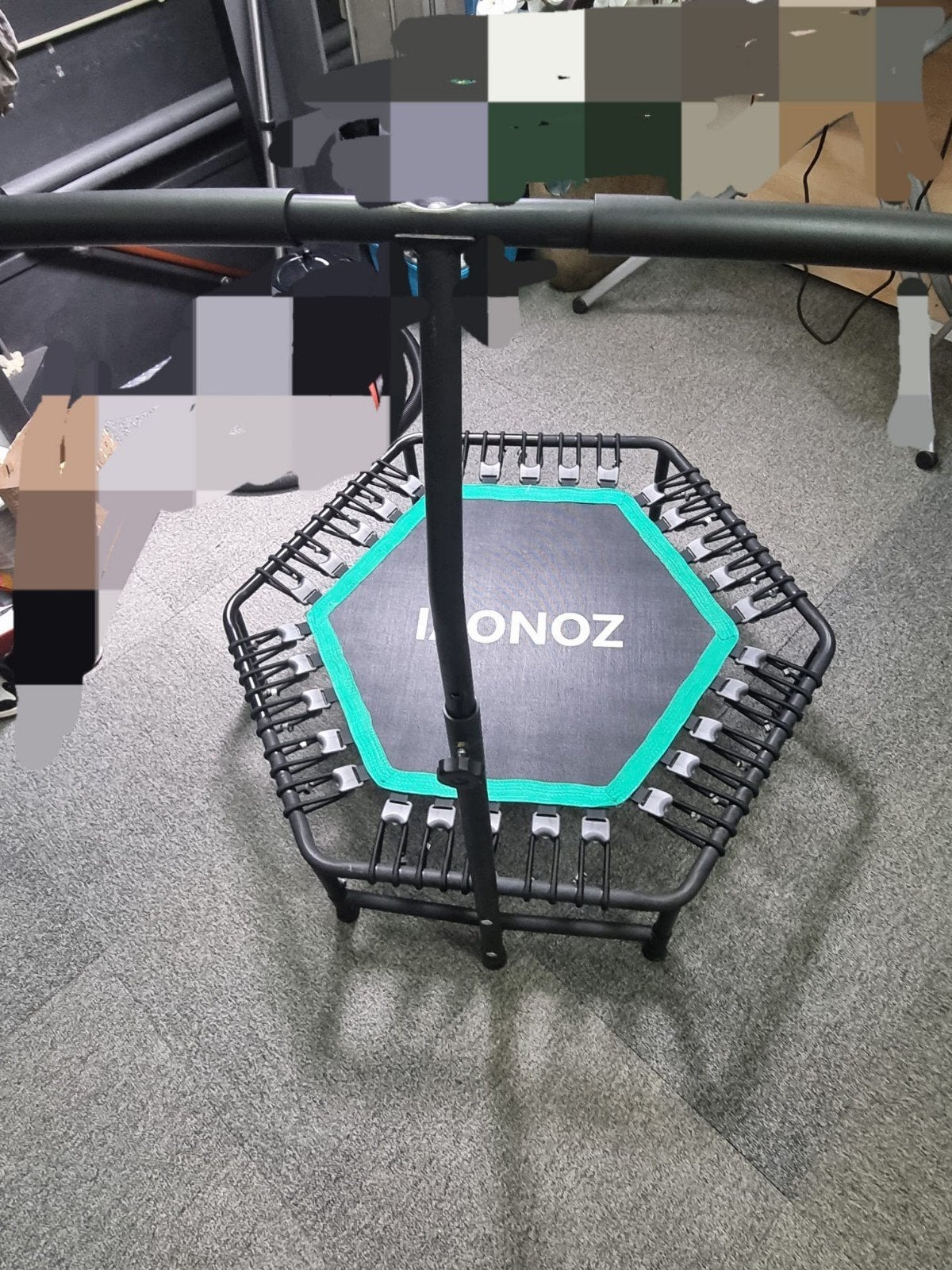 Fitness Trampoline ZONOVI met handvat, Ophalen, Gebruikt, Buik, Overige typen