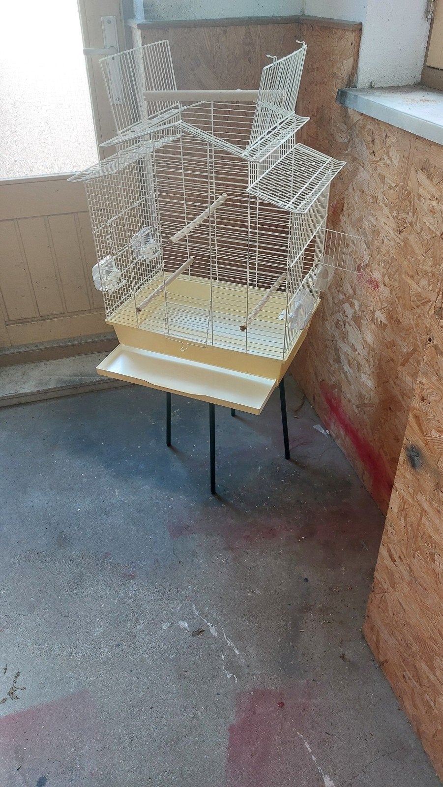 Te koop grote vogelkooi gebruikt, Ophalen, Gebruikt, Metaal, Vogelkooi