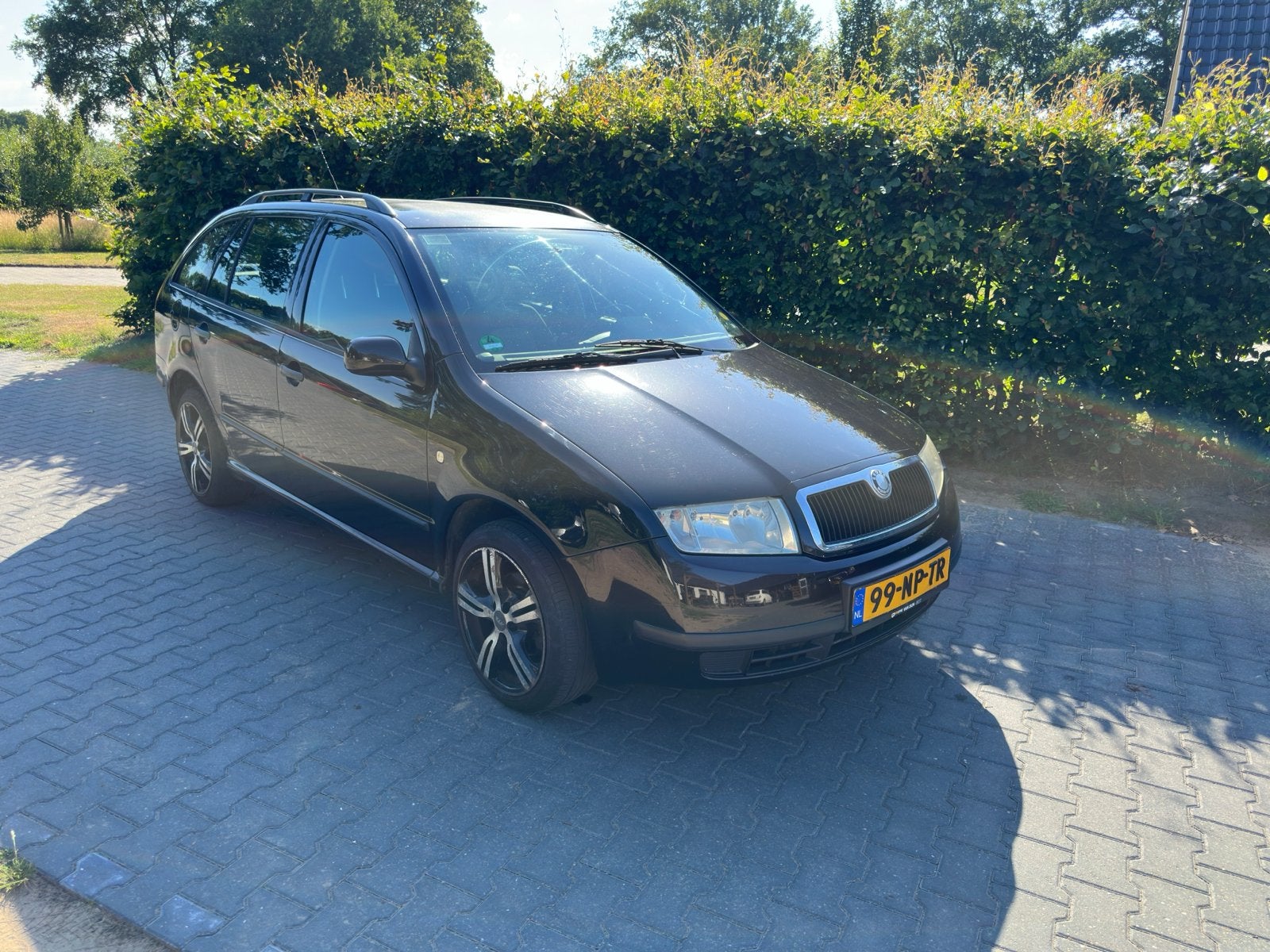 Skoda Fabia 1.4 Combi 55KW 2004 Zwart, Voorwielaandrijving, 74 pk, 4 cilinders, 1070 kg