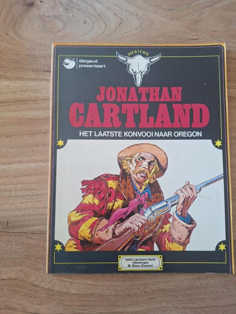 Jonathan Cartland - Het Laatste konvooi naar Oregon, Eén stripboek, Ophalen of Verzenden, Gelezen, Laurence Harlé, M. Blanc-Dumont