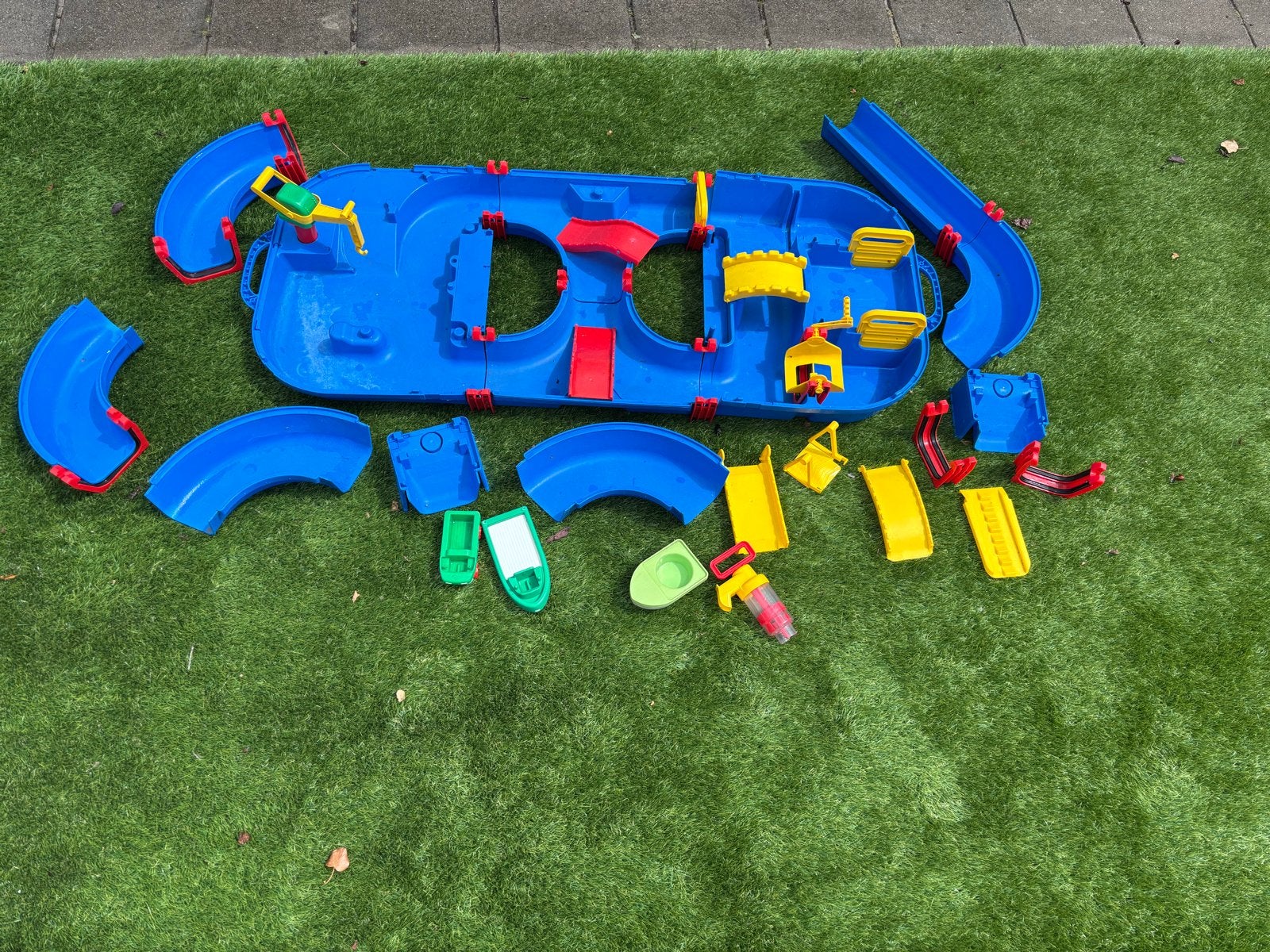 Aquaplay waterbaan met uitbreiding en accessoires, Kinderen en Baby's, Ophalen of Verzenden, Gebruikt