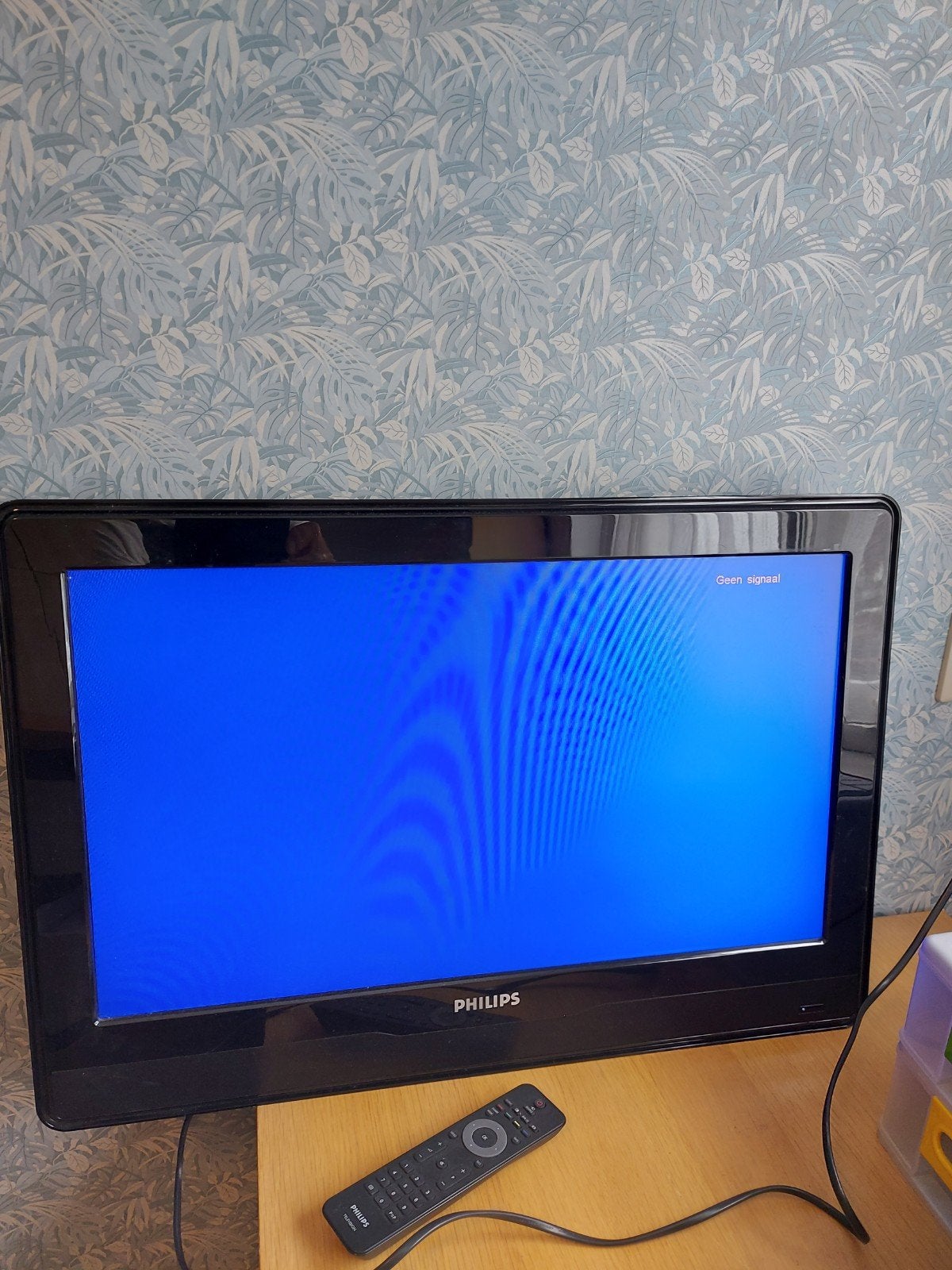 Philips TV met afstandsbediening - Geen signaal, Audio, Tv en Foto, Televisies, Ophalen, Gebruikt, 40 tot 60 cm, Philips