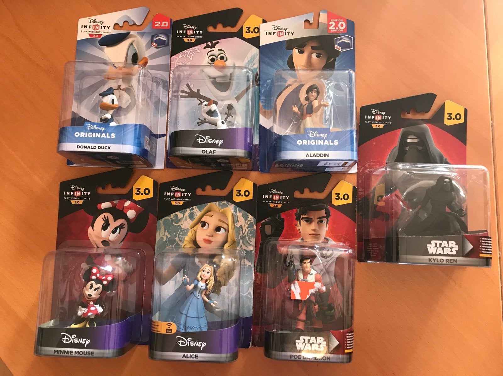 7 Disney Infinity Figuren - nieuw in ongeopende doos MISB, Ophalen of Verzenden, Nieuw