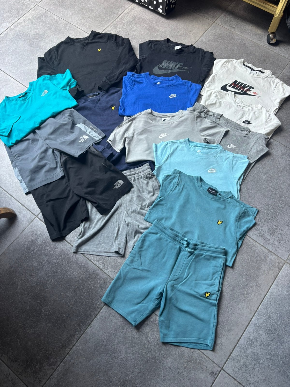 Zomerkleding jongen Lyle & Scott, North Face, Nike 146/152, Ophalen of Verzenden, Zo goed als nieuw, Maat 146
