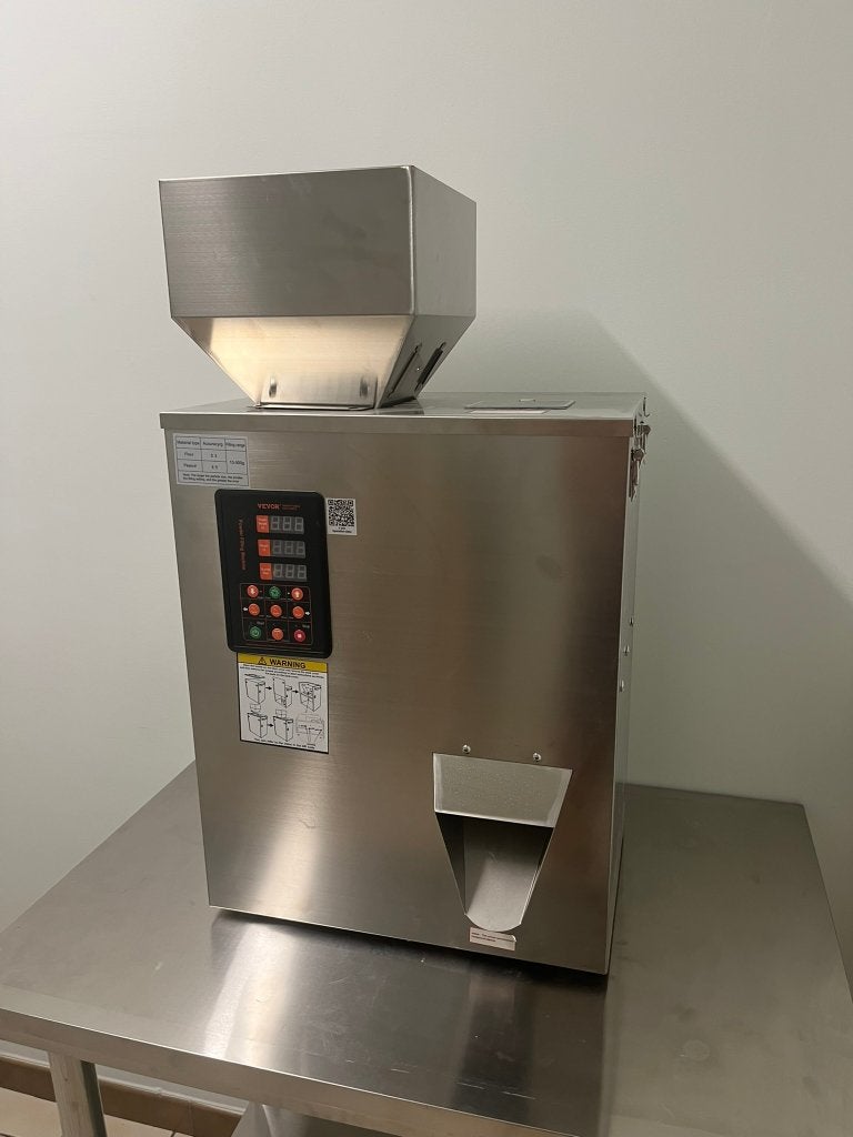 VEVOR poedervulmachine en korreldispenser 10 tot 500 g, Overige typen, Ophalen, Gebruikt, Overige merken