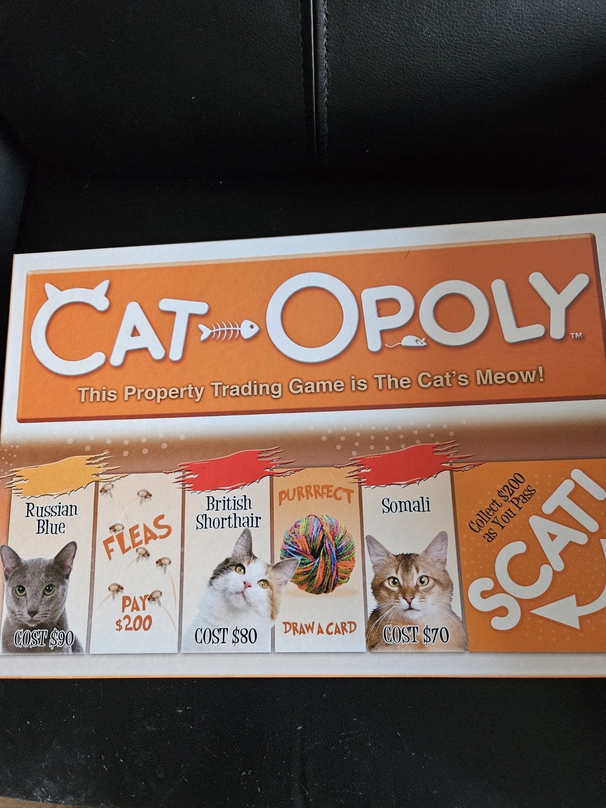 Cat-Opoly Bordspel - Leuk Katten Thema Monopolyspel, Drie of vier spelers, Ophalen of Verzenden, Gebruikt