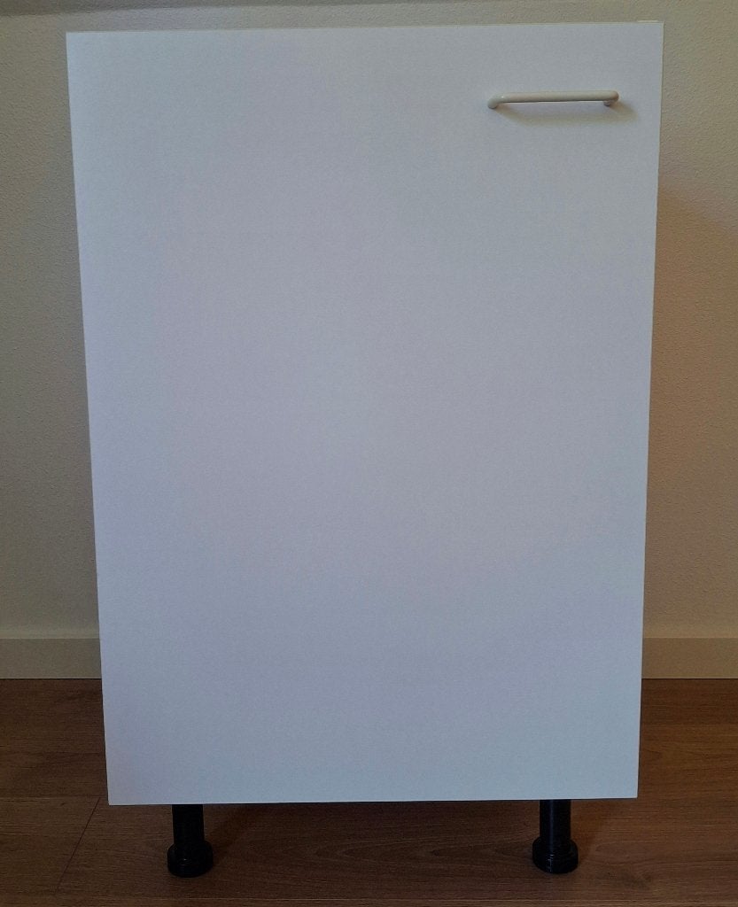 Keukenkastje met deur 50x60x70 cm, Huis en Inrichting, Keuken | Keukenelementen, Ophalen, Gebruikt, Wit, 50 tot 100 cm