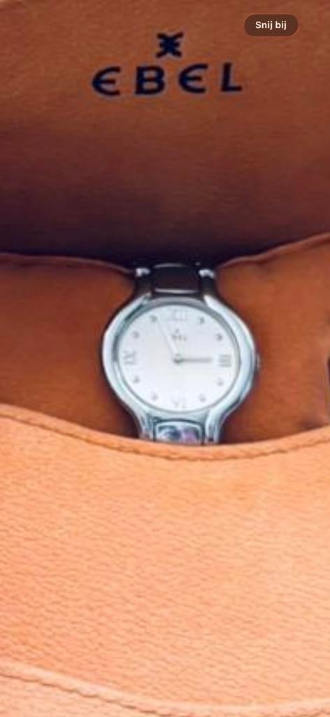 Ebel beluga dames horloge, Ophalen of Verzenden, Staal, Overige merken, 1960 of later
