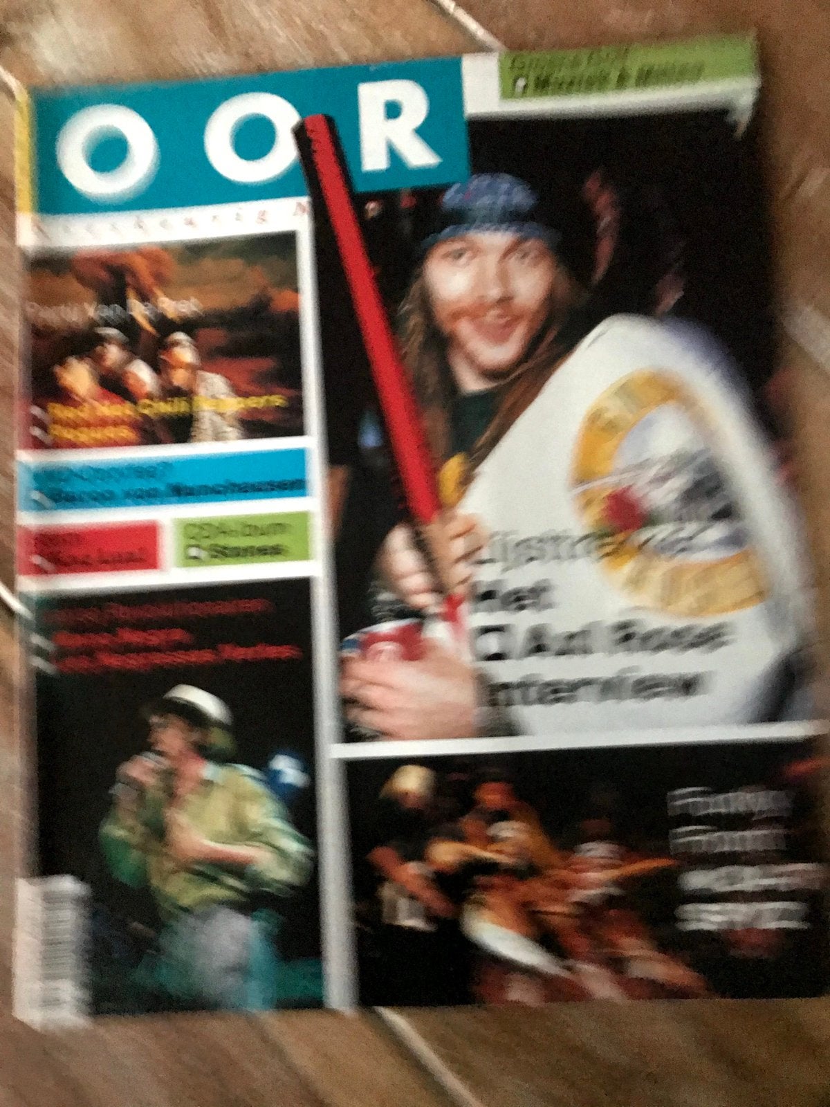 OOR Magazine 1989 GUNS ‘N’ ROSES The Pogues RHCP Paladins, Ophalen of Verzenden, Zo goed als nieuw, Muziek, Film of Tv