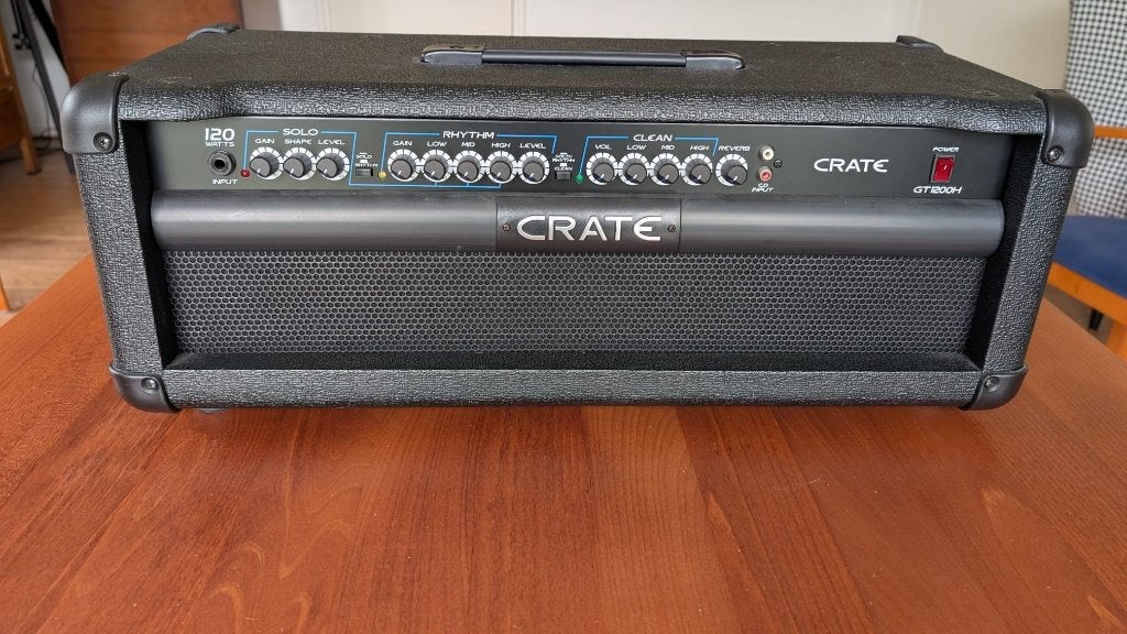 Crate GT1200H Gitaarversterker Head, Ophalen, Zo goed als nieuw, Gitaar, 100 watt of meer