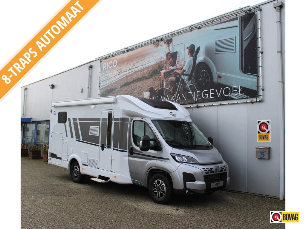 Carado T 338 PRO+ Automaat, Caravans en Kamperen, Automaat, Chemisch toilet, Ringverwarming, Fiat