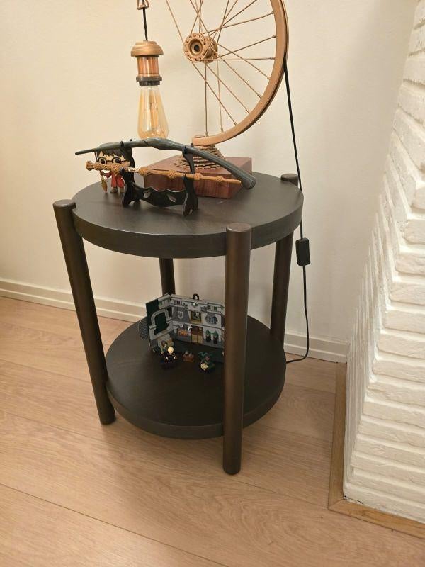 IKEA LISTERBY Round Side Table 50cm, Huis en Inrichting, Tafels | Sidetables, Ophalen, 25 tot 50 cm, Rechthoekig, 50 tot 100 cm