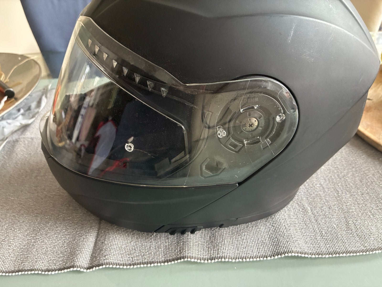 MT Helmets Systeemhelm - Maat M - Zwart, Motoren, Overige merken, M, Systeemhelm, Ophalen of Verzenden
