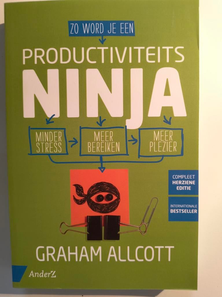 Graham Allcott - Zo word je een ProductiviteitsNinja, Graham Allcott, Sociale wetenschap, Ophalen of Verzenden, Zo goed als nieuw