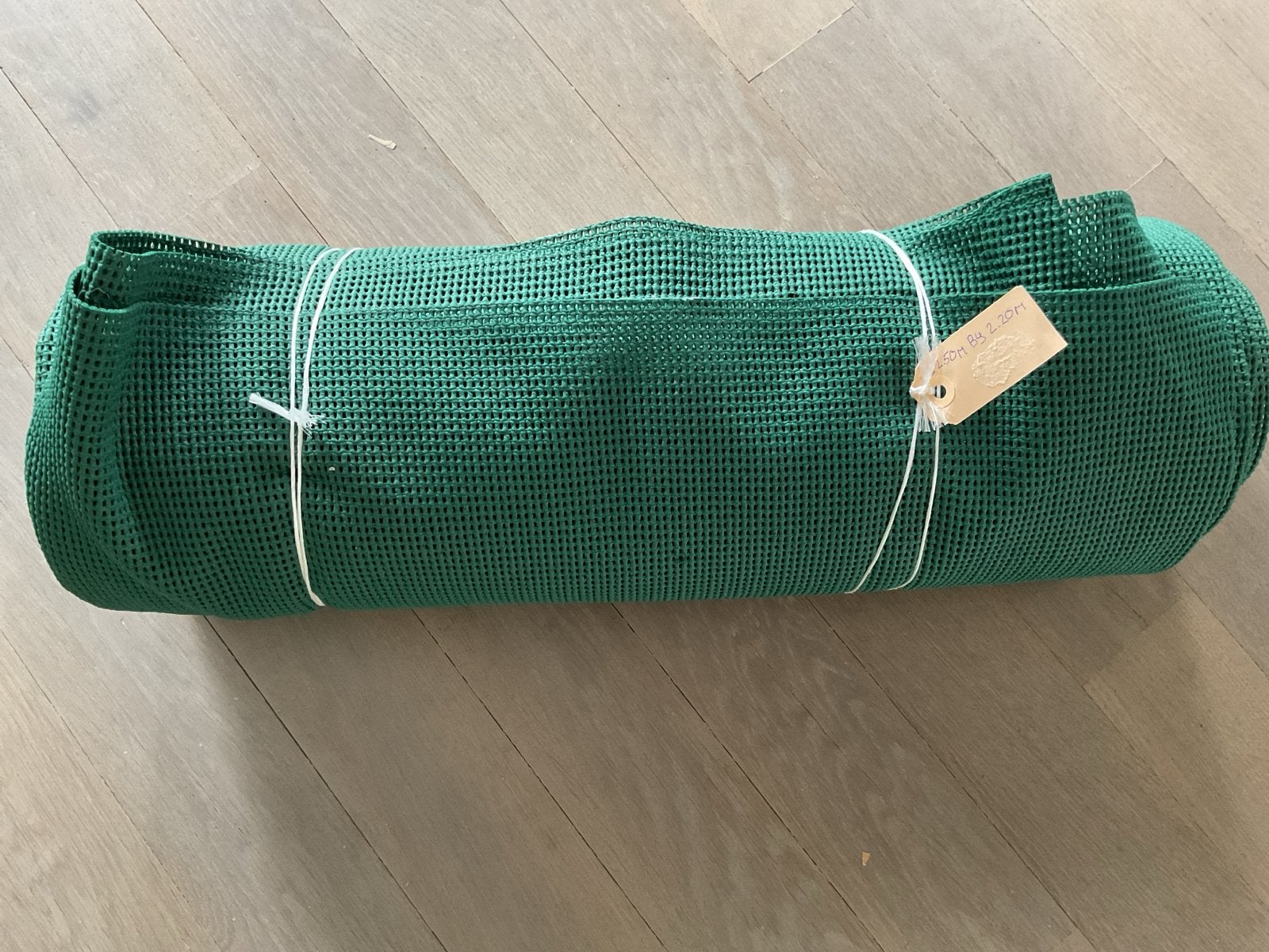 Groen Tentdoek / Wafeltapijt - 2.50M x 2.20M. Niet gebruikt., Ophalen of Verzenden, Nieuw