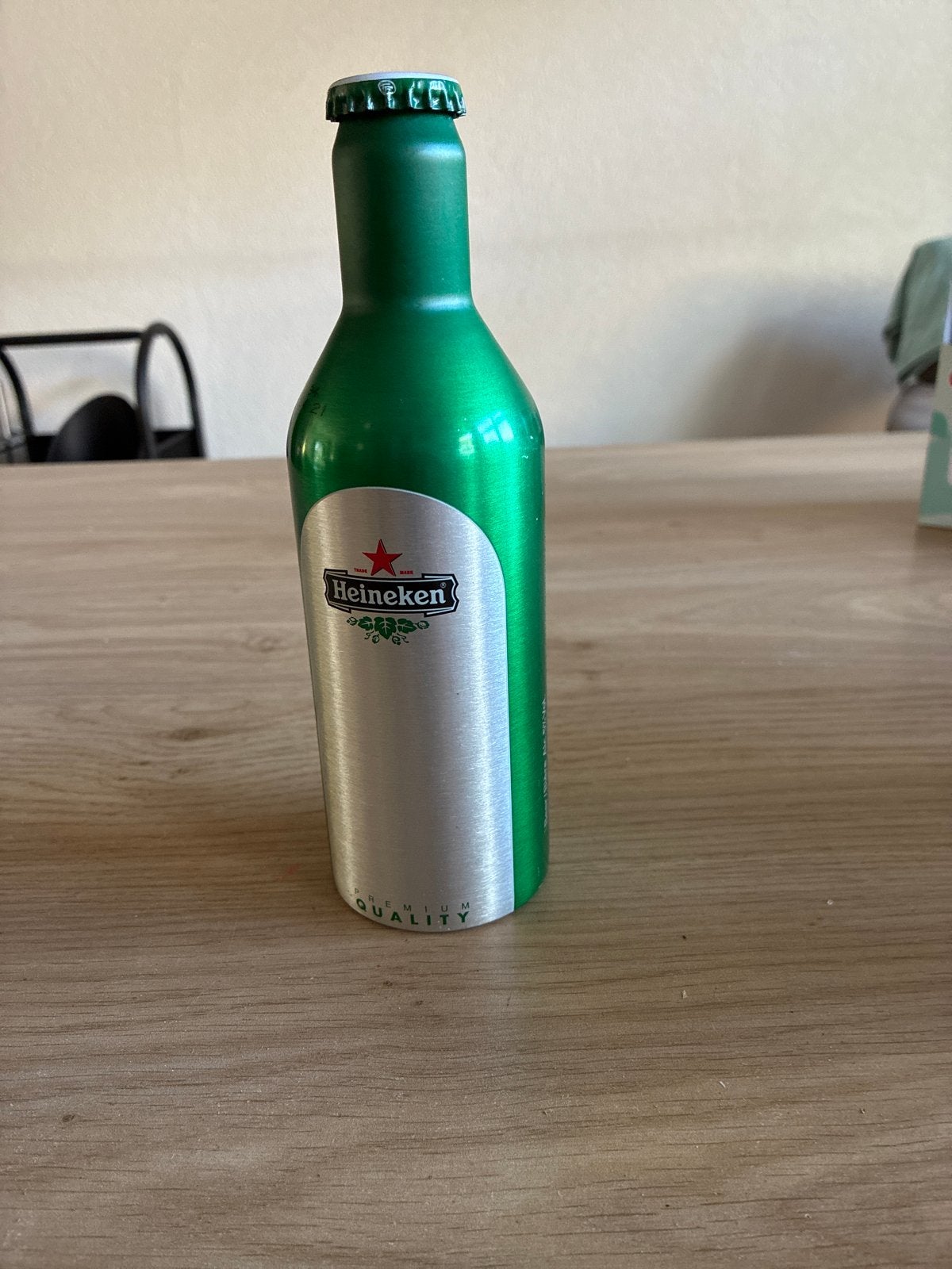 Heineken Aluminium Fles 330ml - Ongeopend (1994), Ophalen of Verzenden, Zo goed als nieuw