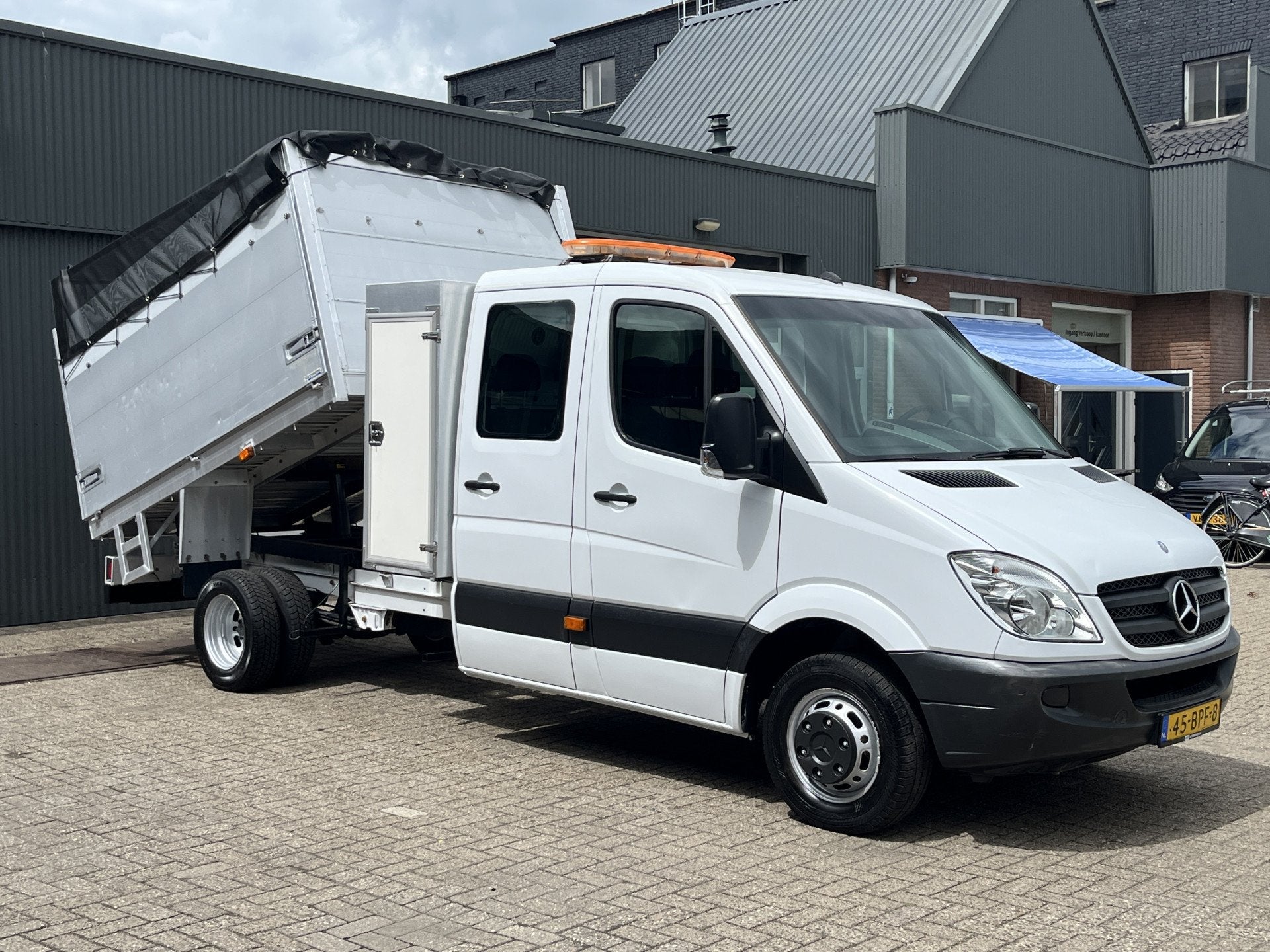 Mercedes-Benz Sprinter 513 2.2 CDI Kipper Snipperopbouw Snip, 2965 kg, Euro 5, Stof, Gebruikt