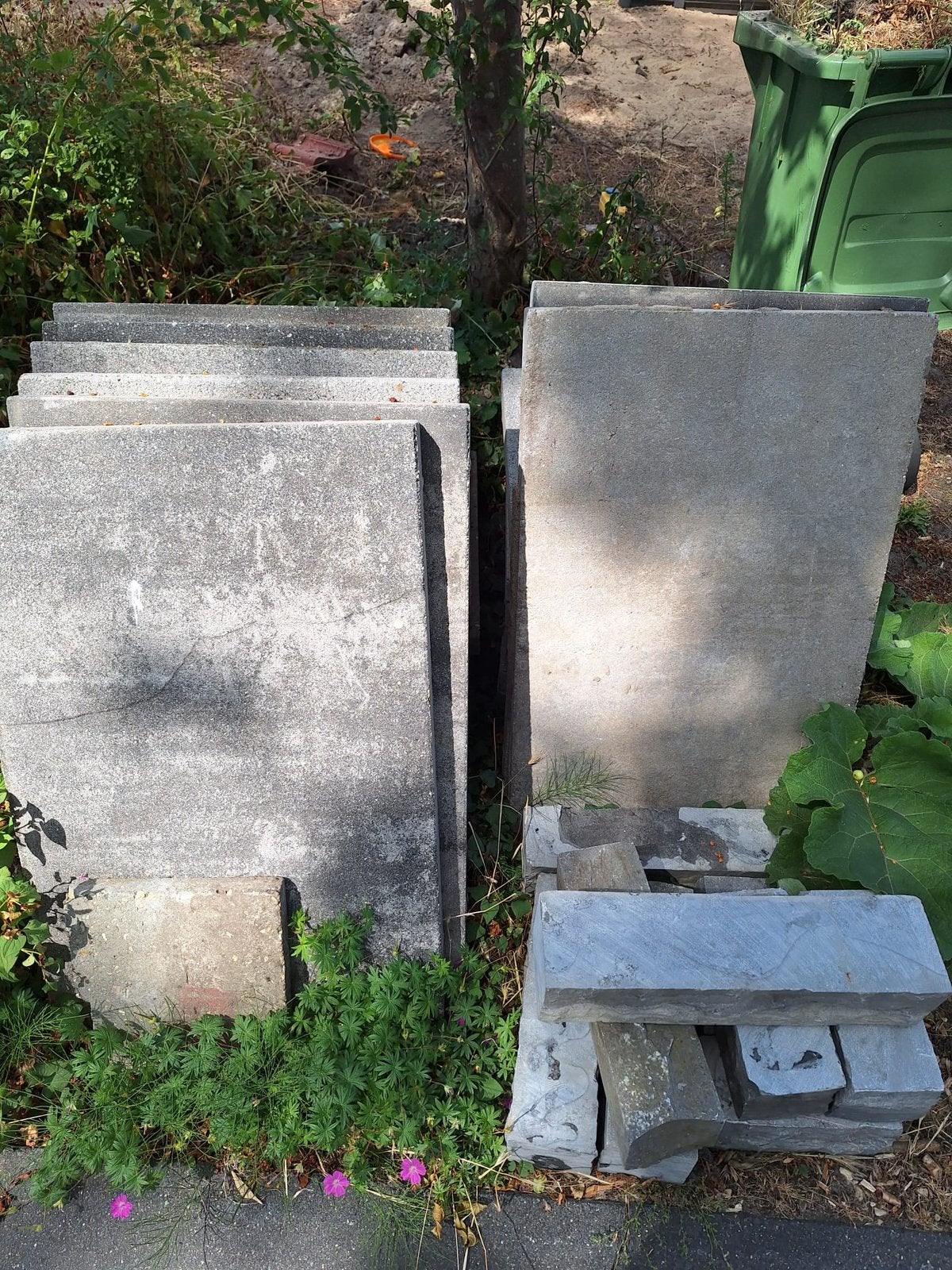 Betontegels, Tuin en Terras, Ophalen, Zo goed als nieuw, Beton, Terrastegels