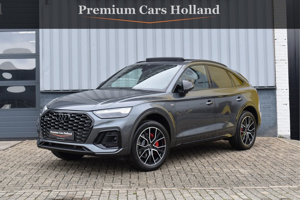 Audi Q5 Sportback 50 TFSI e S-Line 299 Pk Pano RS-Leder Rood, Automaat, Gebruikt, Euro 6, 4 cilinders