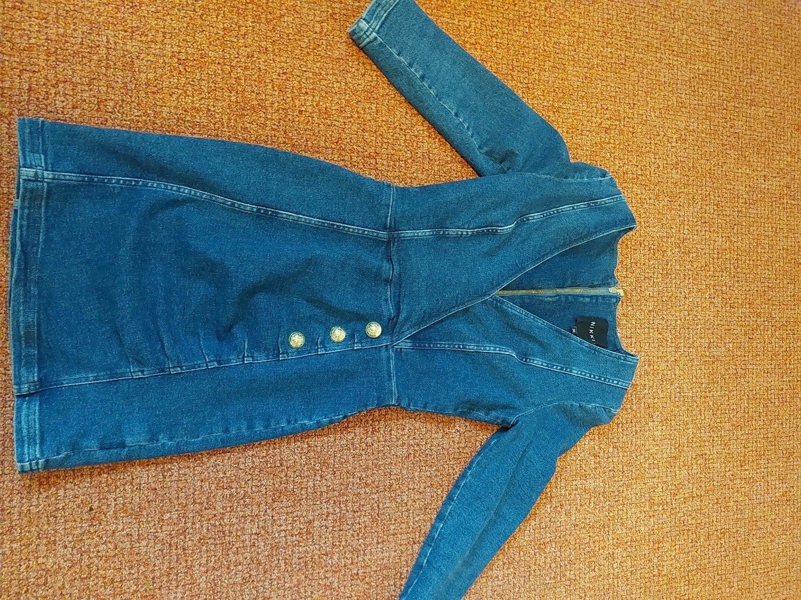 Jurk, rok, jasje van Nikki, Kleding | Dames, Blauw, Ophalen of Verzenden, Zo goed als nieuw, Maat 36 (S)