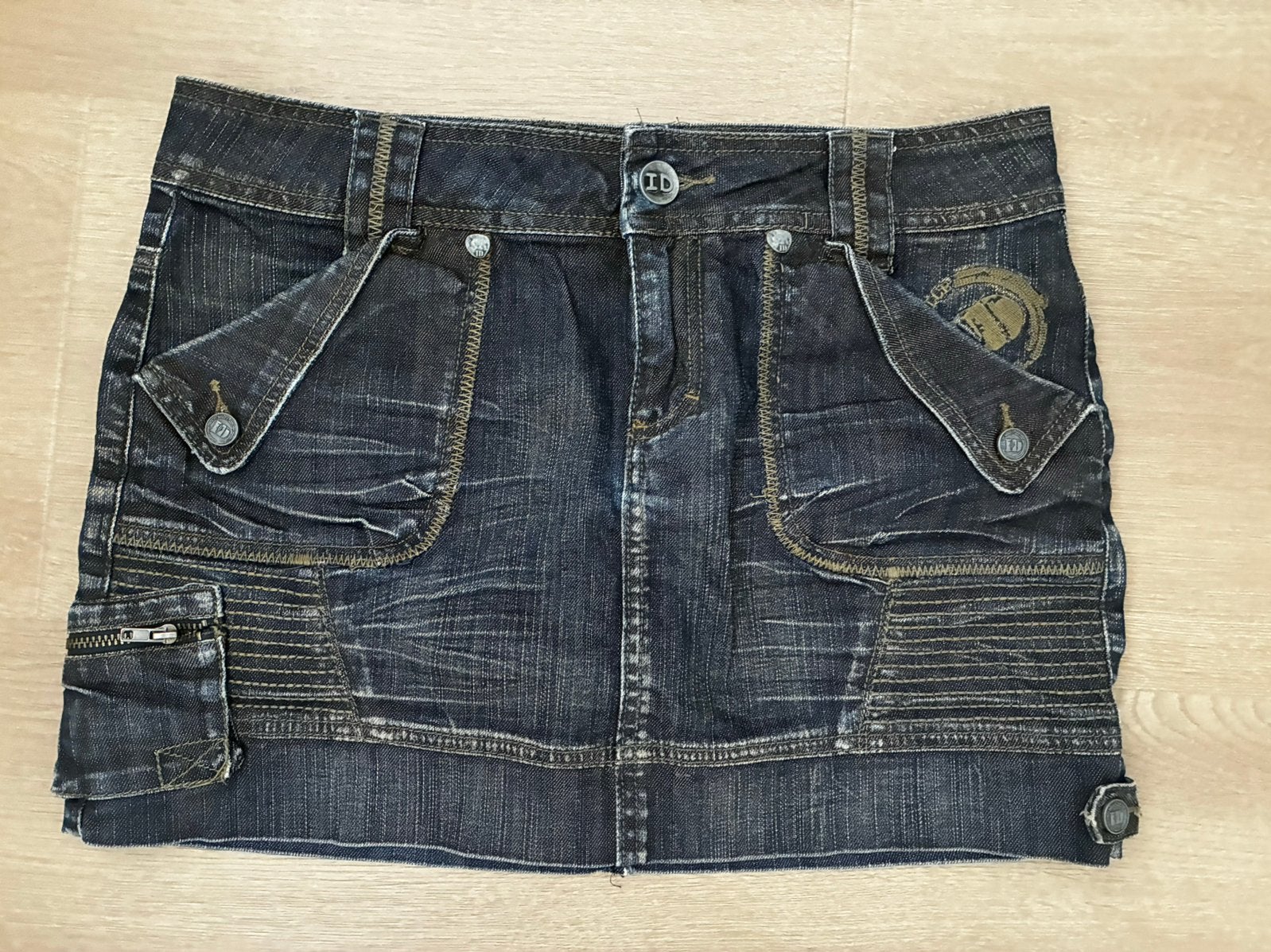 Korte spijkerrok, Il’ Dolce, maat L, Blauw, Maat 42/44 (L), Ophalen of Verzenden, Zo goed als nieuw