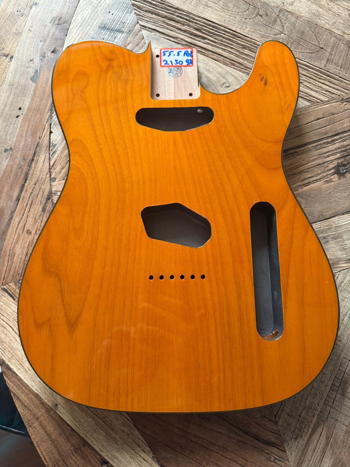 Telecaster Dlx body “Butterscotch” black bindings “ LilBS, Verzenden, Geen, Geen, Jpsg