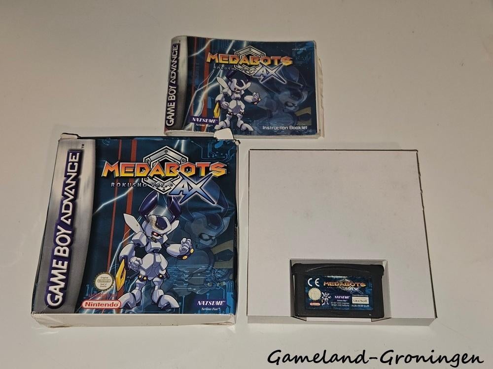 Medabots Rokusho ver. Ax (GBA) Compleet, Gebruikt, -, -, 1 speler