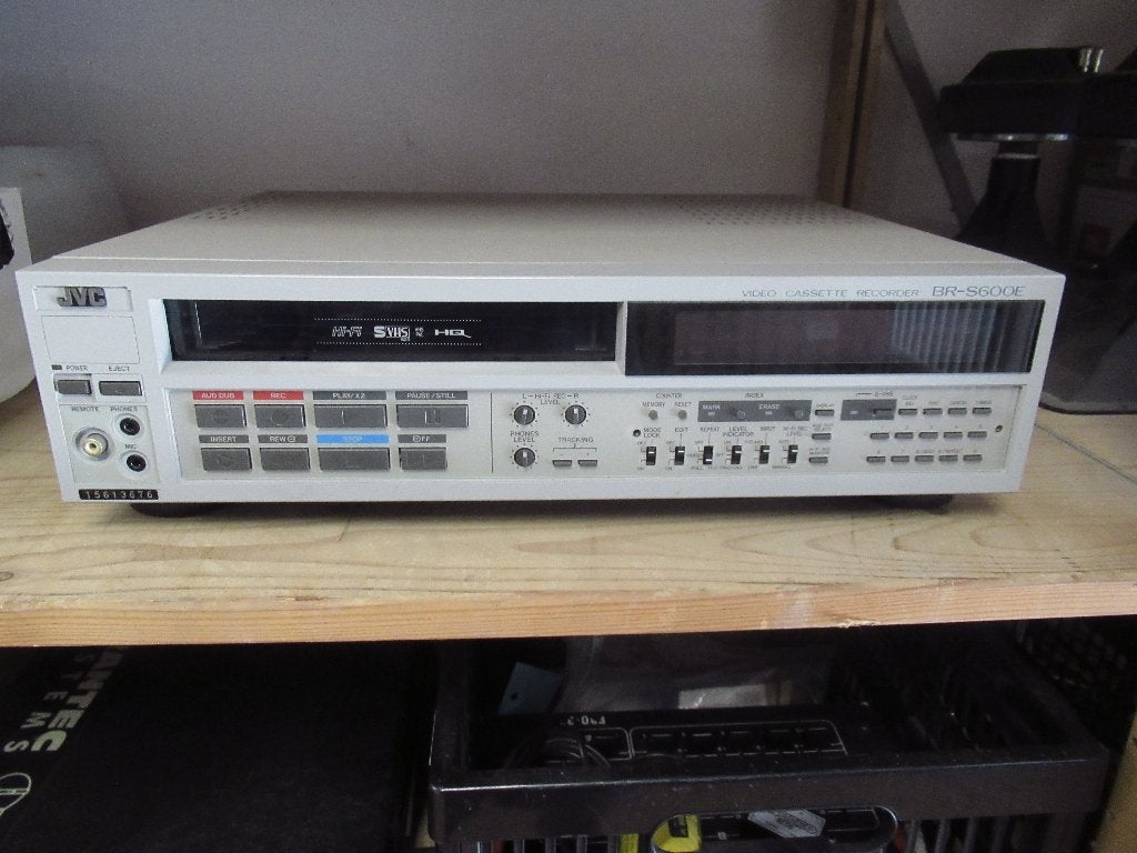 JVC prof videorecorder/player BR-S600E, Ophalen of Verzenden, Gebruikt, VHS-speler of -recorder