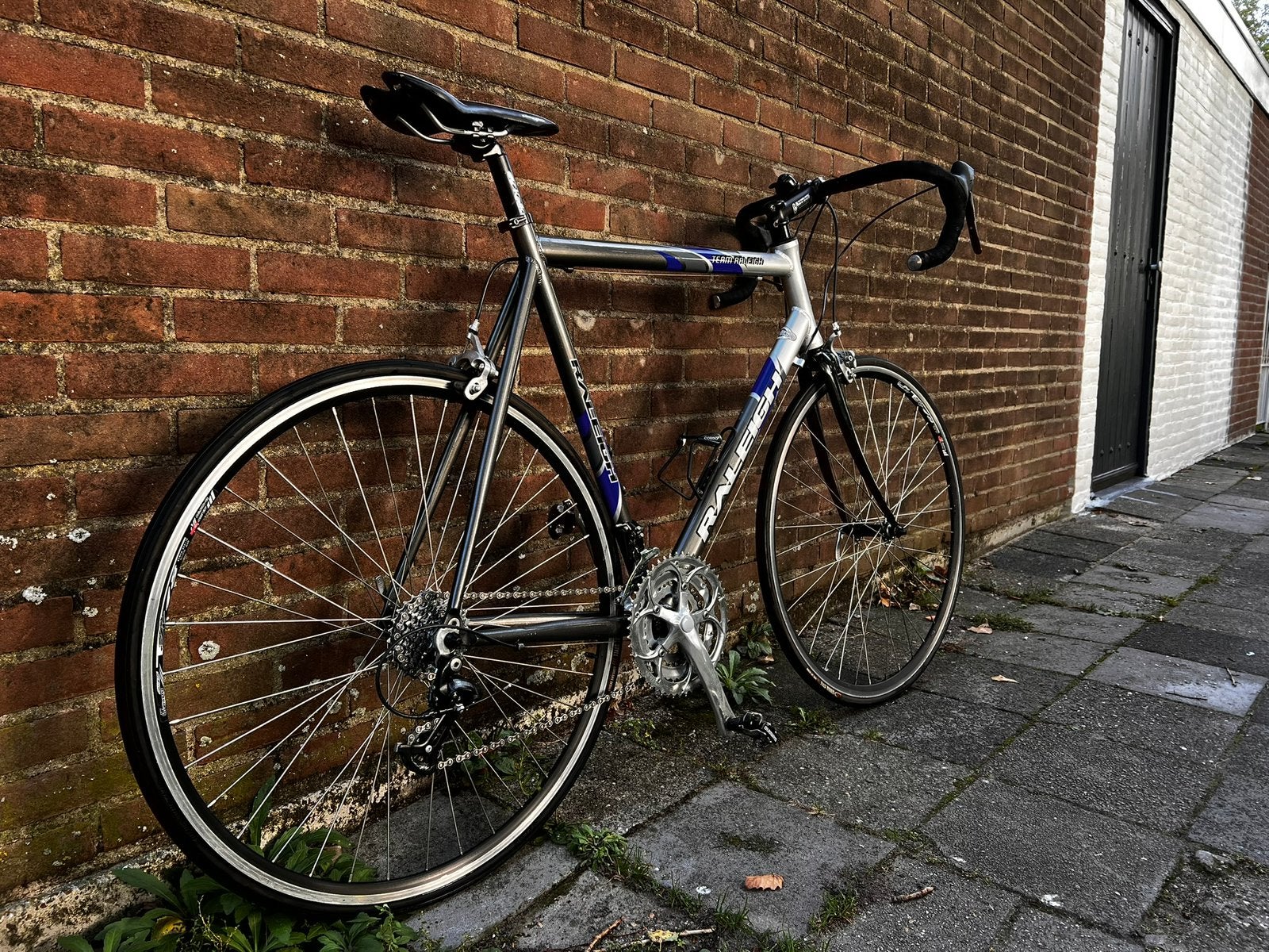 Raleigh Team racefiets, Ophalen, 28 inch, Velgrem, Zo goed als nieuw