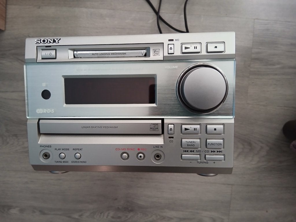 Sony DHC-MD373 Mini Set (CD/MiniDisc)+AB & Philips Speakers, Ophalen, Gebruikt, Tuner of Radio, Sony