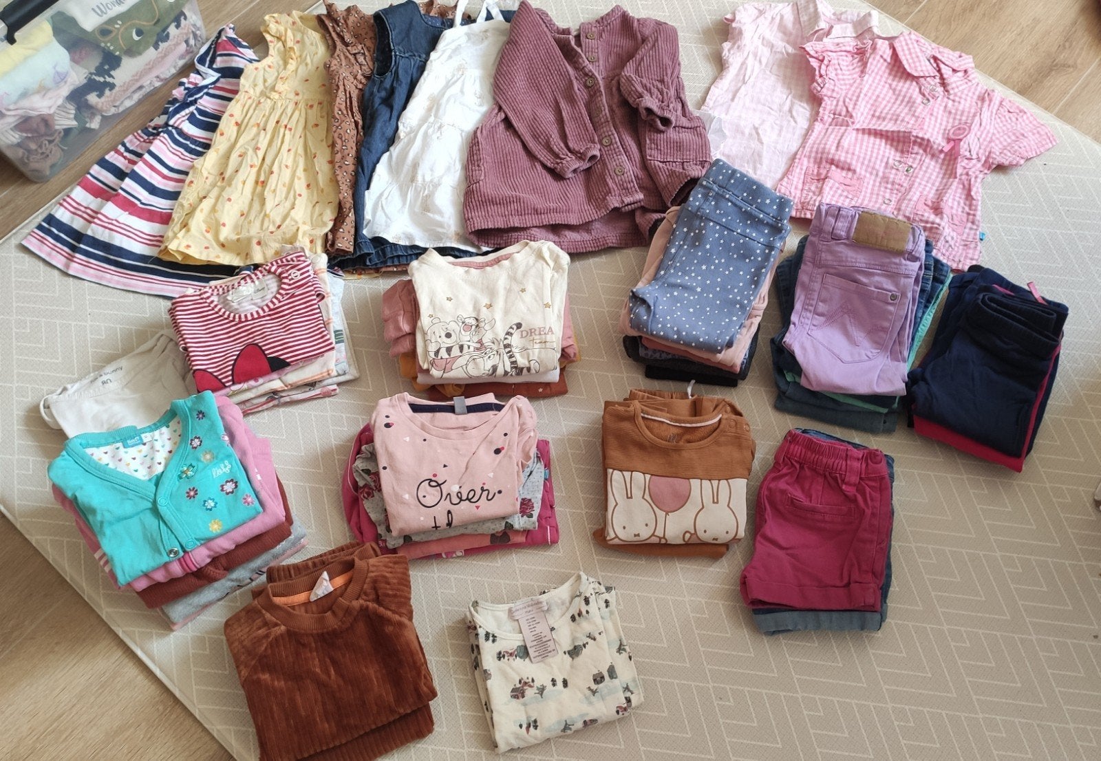 Groot pakket meisjeskleding maat 80, Kinderen en Baby's, Babykleding | Maat 80, Ophalen of Verzenden, Gebruikt