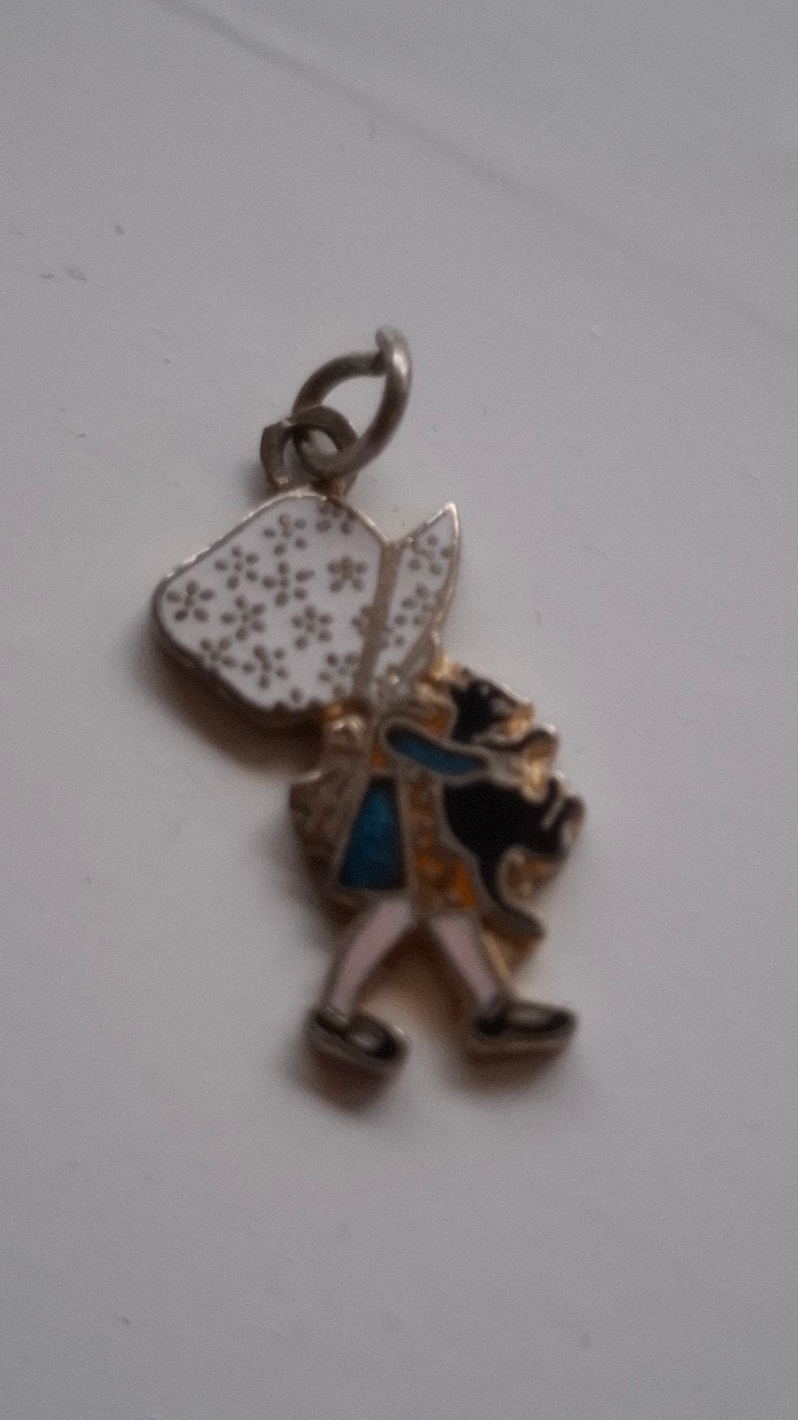 Vintage Holly Hobbie bedel/hanger - Jaren '70, Ophalen of Verzenden, Gebruikt, Overige materialen, Overige merken