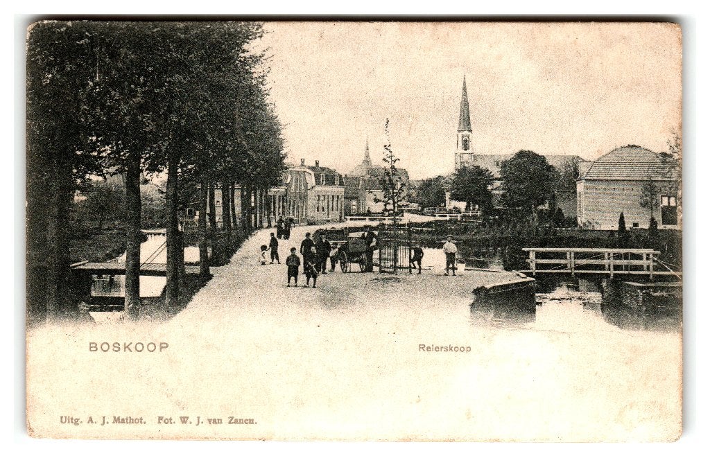 Boskoop, Reierskoop, Verzenden, Voor 1920, Gelopen, Zuid-Holland