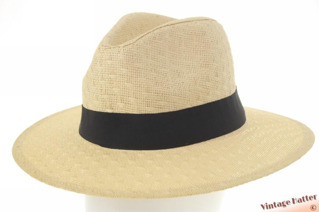 Panama Zomer gleufhoed beige met zwarte band Nieuw fits all, Kleding | Dames, Hoeden en Petten, Ophalen of Verzenden, Nieuw, One size fits all