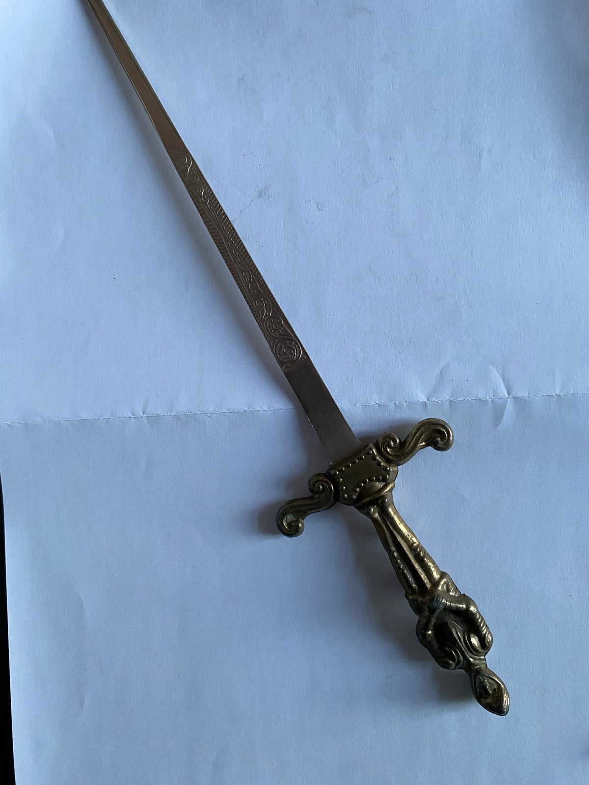 Decoratief briefopener zwaard, Antiek en Kunst, Ophalen of Verzenden