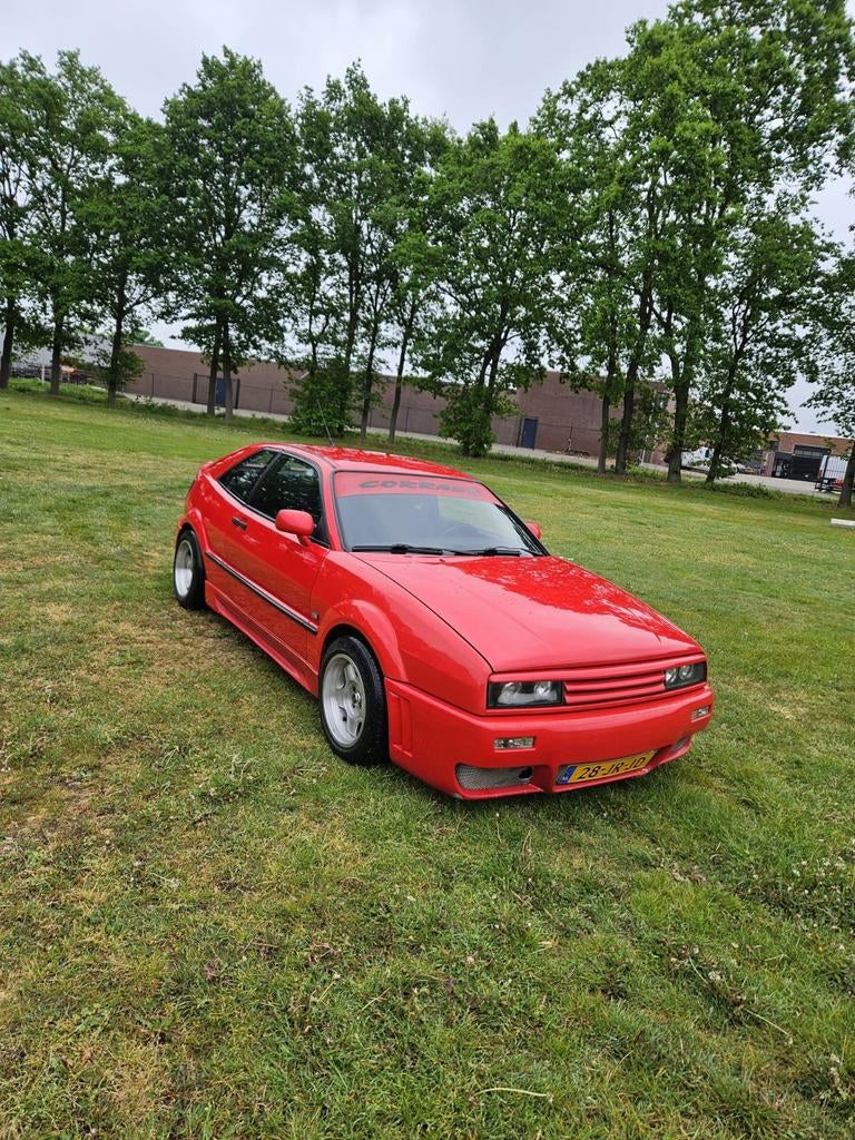 Volkswagen Corrado 2.0 16V 100KW E2 1992 Rood, Auto's, Voorwielaandrijving, 1141 kg, 136 pk, Corrado