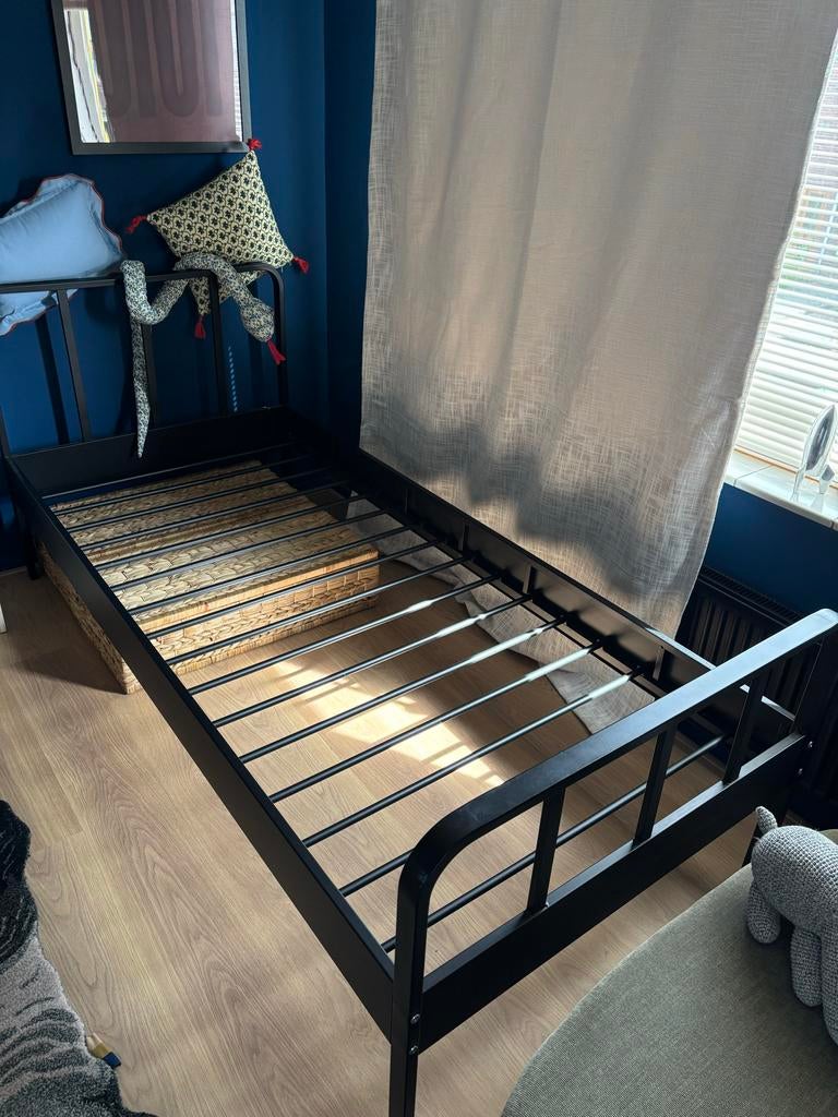 Woood Mees bed 90x200, Ophalen, Gebruikt, 90 cm, Eenpersoons