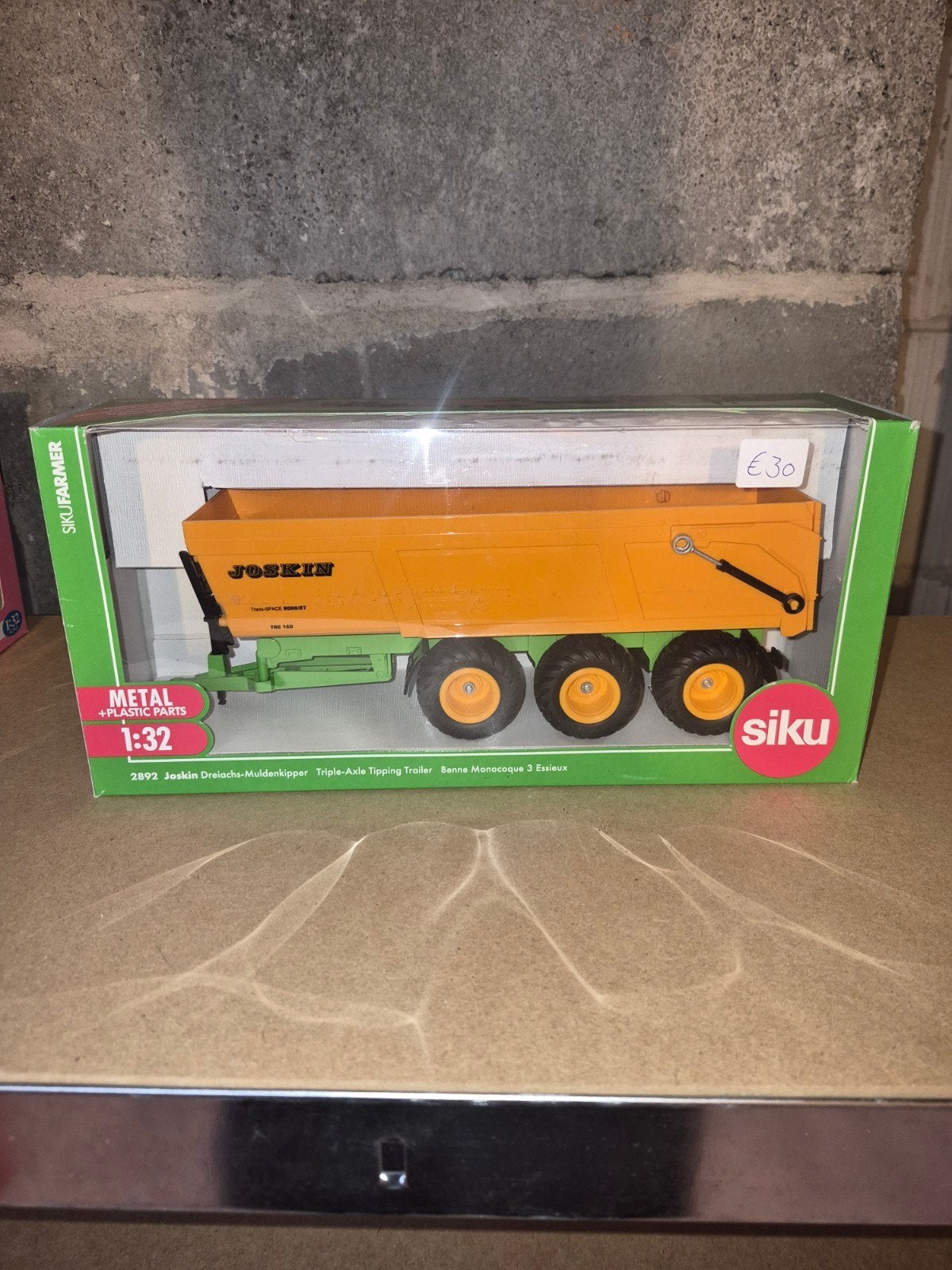 Siku Farmer Joskin Drieas-Muldenkipper 1:32 Nieuw