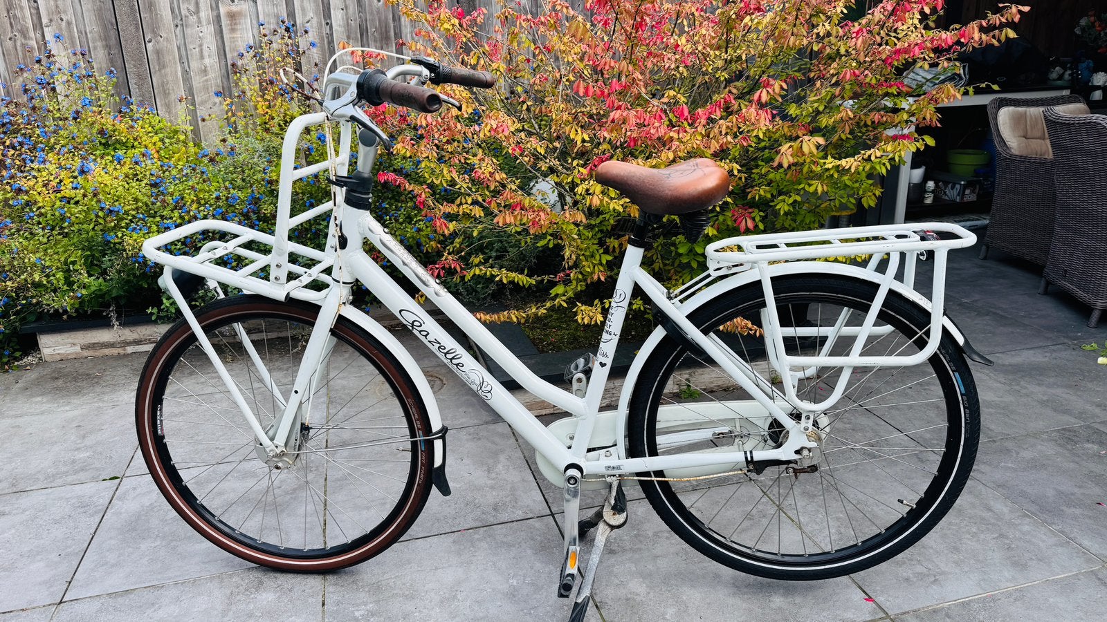 Gazelle dames fiets, Ophalen, Versnellingen, Gazelle, Trommelrem