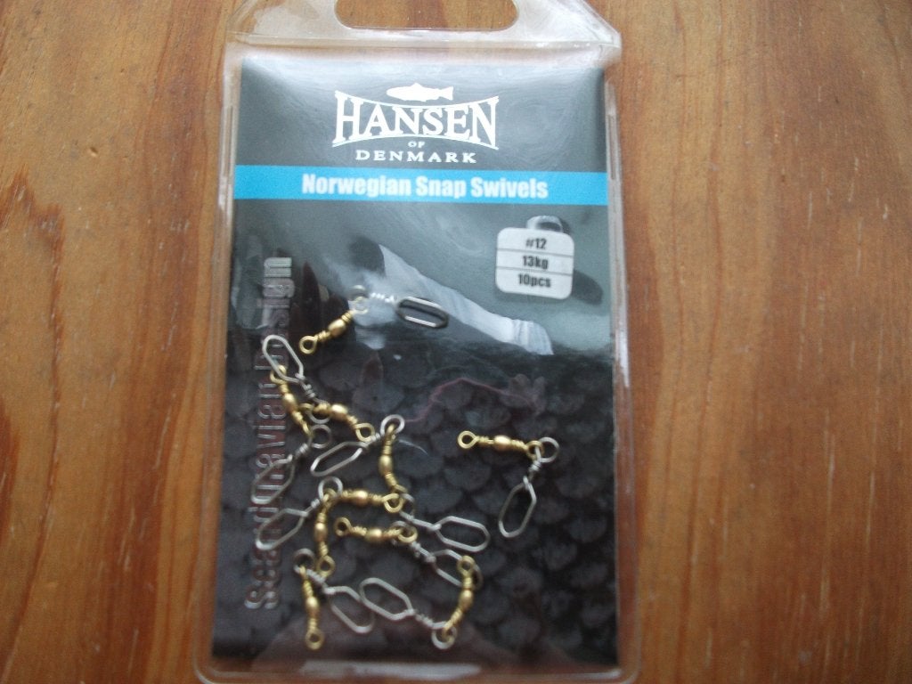 verpakking Hansen Norwegian Snap Swivels / kunstaas wartels, Ophalen of Verzenden, Nieuw, Overige typen