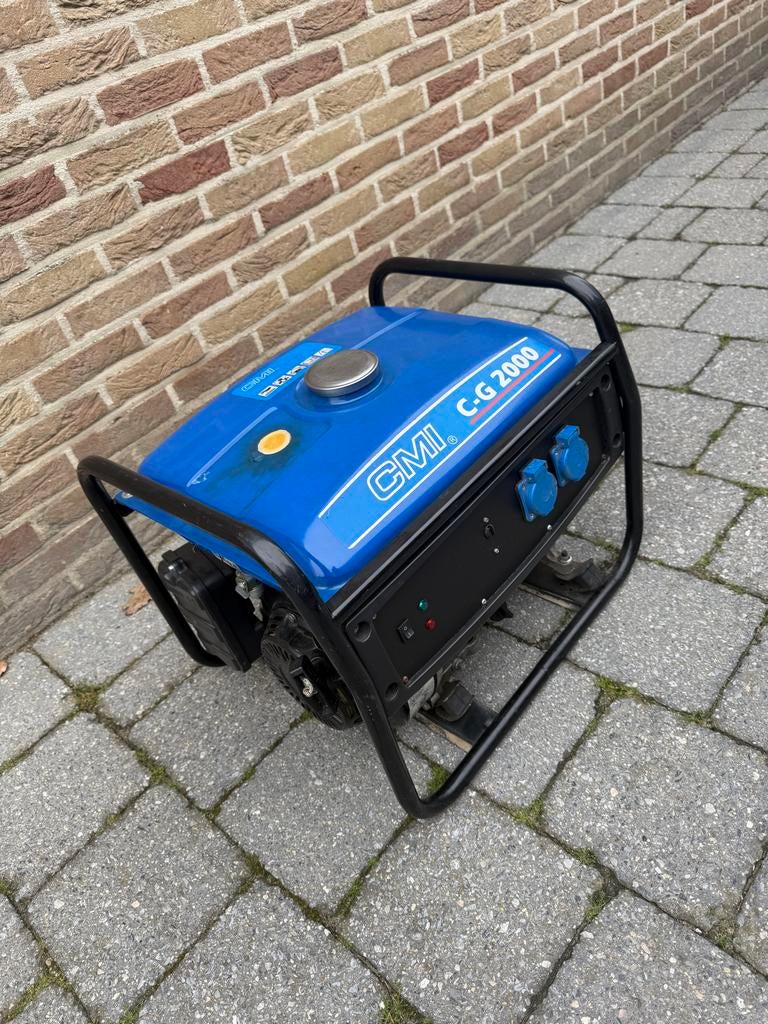 CMI C-G 2000 Benzine Generator 2000watt, Ophalen, Gebruikt