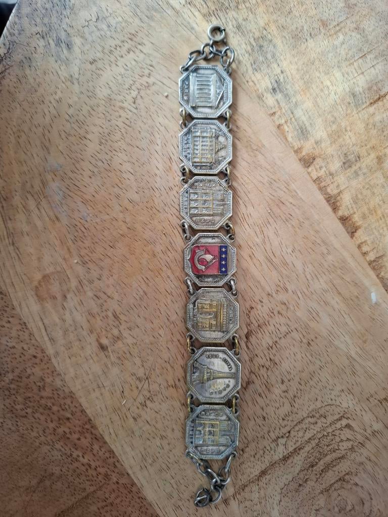 Vintage Parijs Frankrijk armband, Ophalen of Verzenden