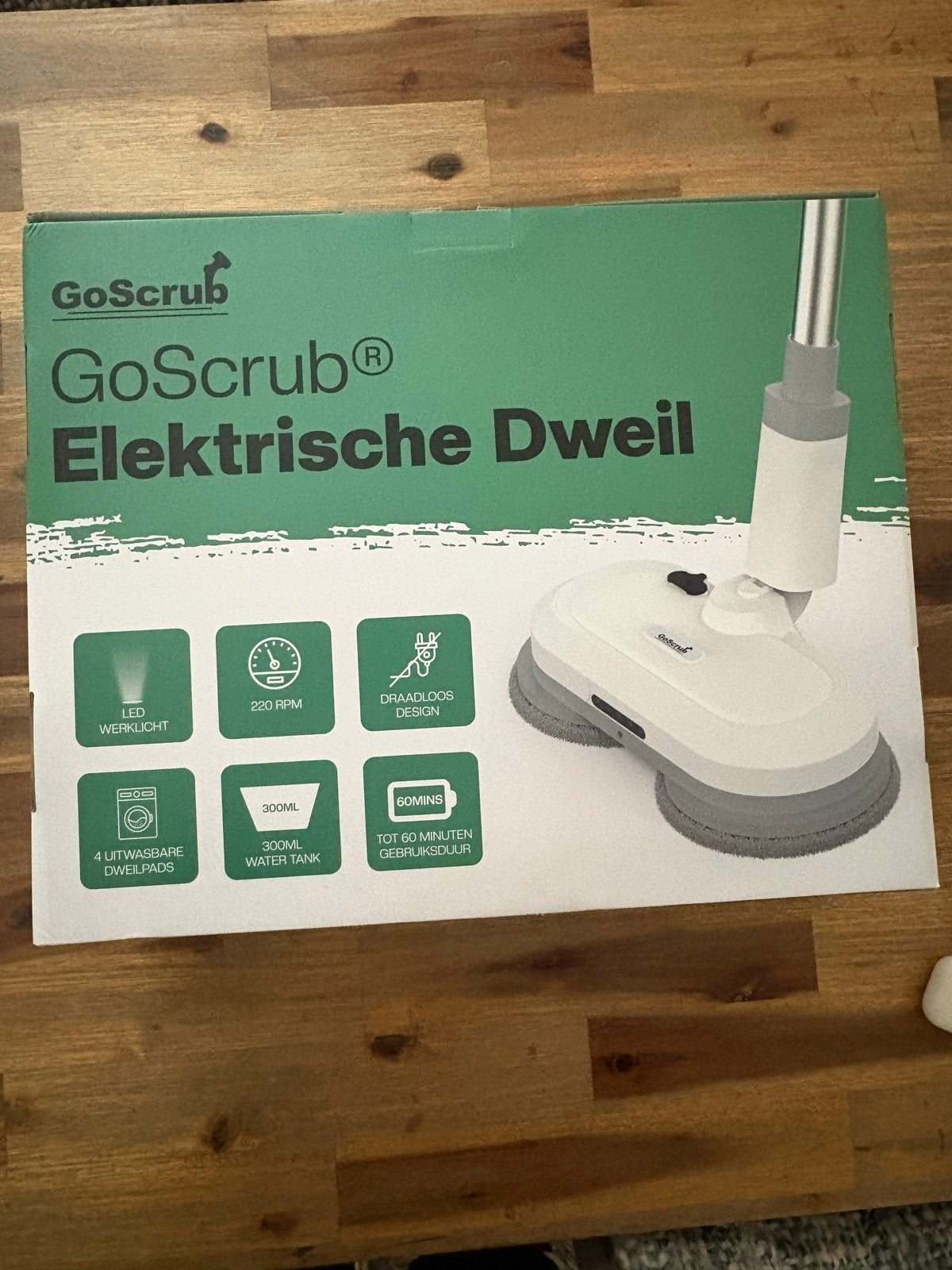 Goscrub elektrische dweil - NIEUW, Ophalen of Verzenden, Nieuw