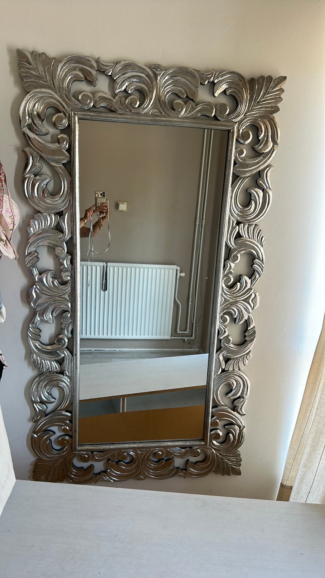 Barok spiegel, Huis en Inrichting, Woonaccessoires | Spiegels, Ophalen of Verzenden, Zo goed als nieuw, Rechthoekig, 150 tot 200 cm