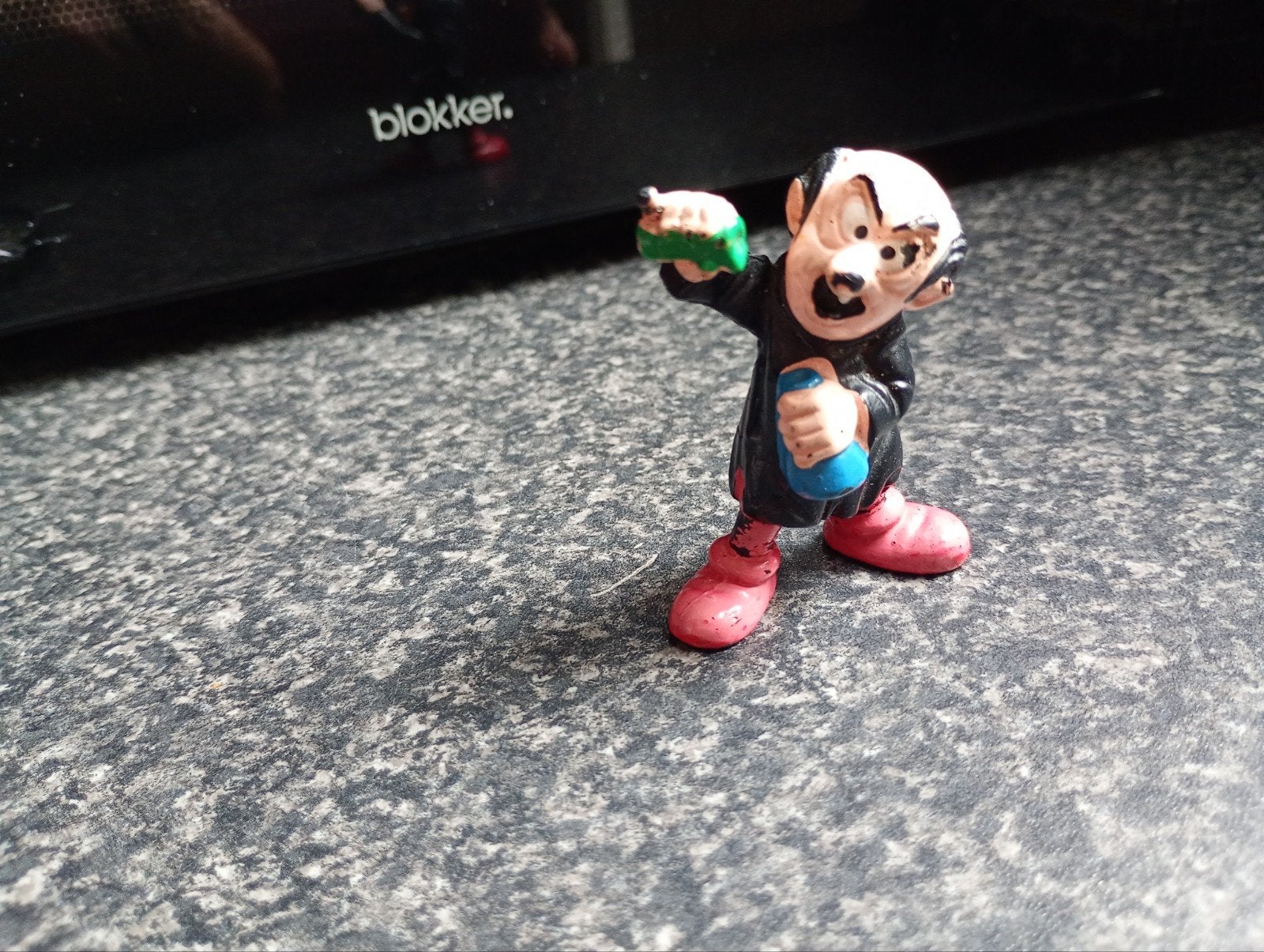 Vintage (1978)Smurf figuur - Gargamel met toverdrank, Verzamelen, Ophalen of Verzenden, Gebruikt