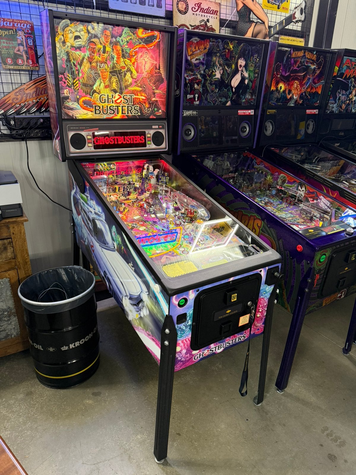 Prachtige flipperkast Stern Ghostbusters Pinball, Verzamelen, Ophalen, Stern, Zo goed als nieuw, Dot-matrix