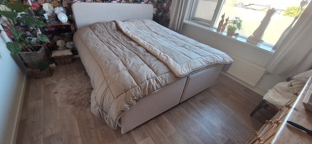 2 x Dekbed zonder overtrek, Ophalen, Eenpersoons, Beige, Dekbedovertrek
