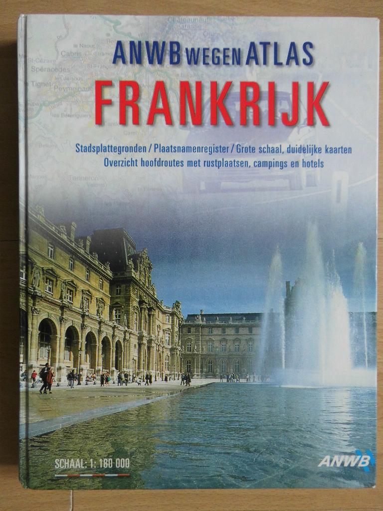 ANWB wegenatlas wegen atlas Frankrijk - 2001, Boeken, Atlassen en Landkaarten, Overige atlassen, Ophalen of Verzenden, Zo goed als nieuw