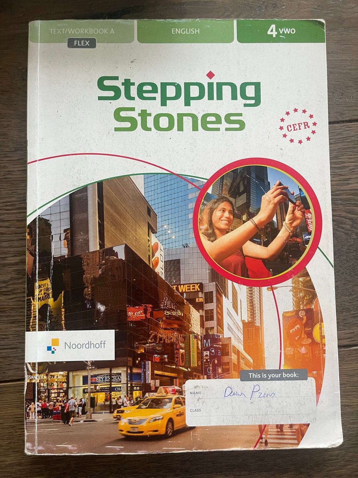 Stepping Stones Engels 4 VWO Text/Workbook A Flex, Ophalen of Verzenden, Alpha, Zo goed als nieuw, WO
